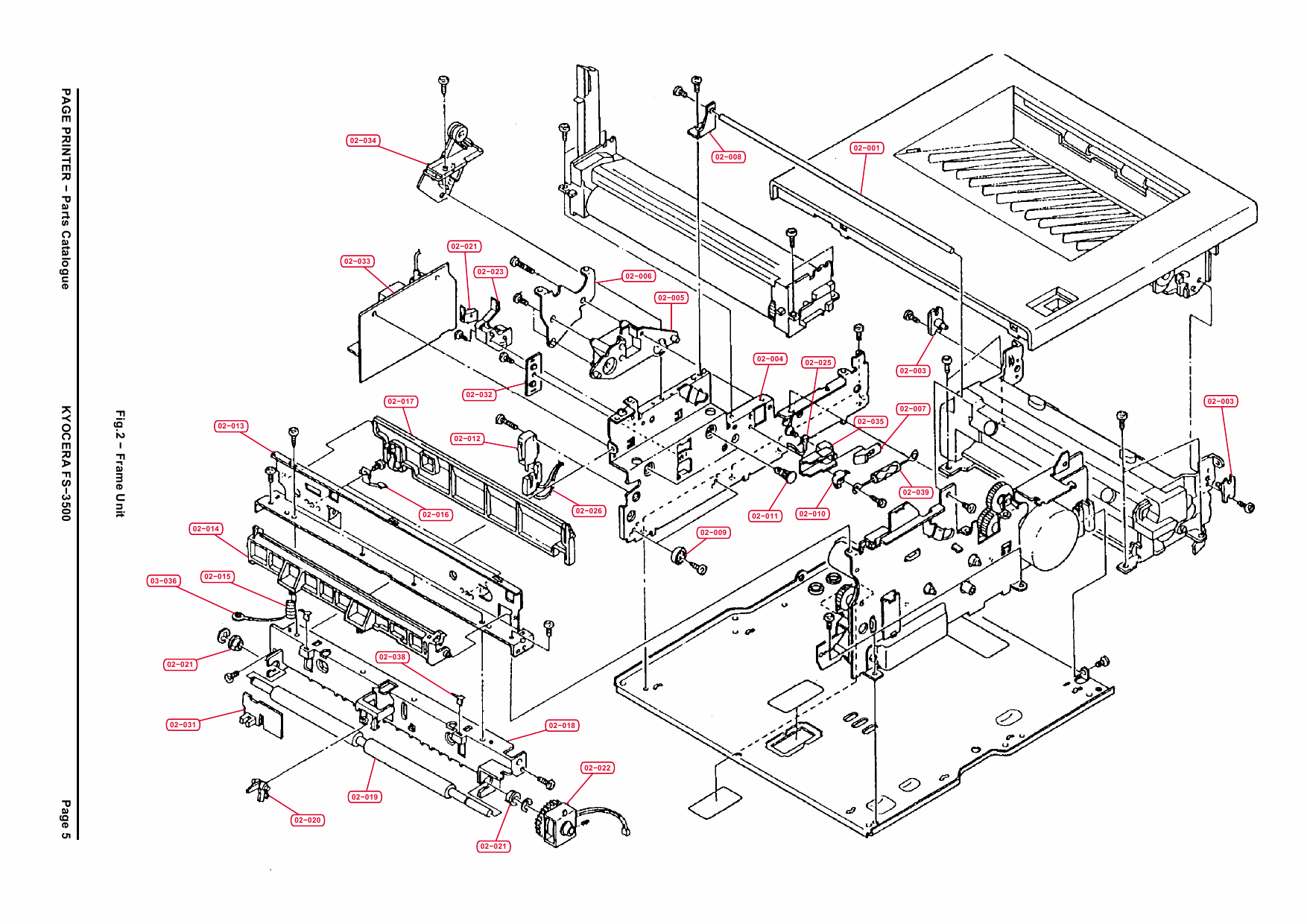 KYOCERA LaserPrinter FS-3500 3500C Parts and Service Manual-6